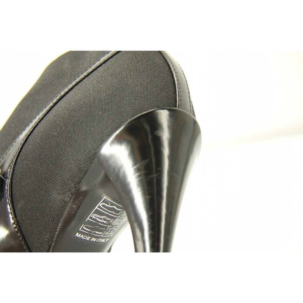 Christian Dior Black Leather Pointed Toe Stretch Strap Pumps Size 35.5 NIB $950 - Picture 4 of 10